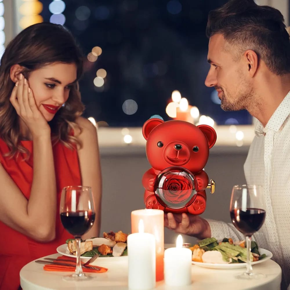 Promise Teddy Bear + Adjustable Heart Ring (Gift Bag)π