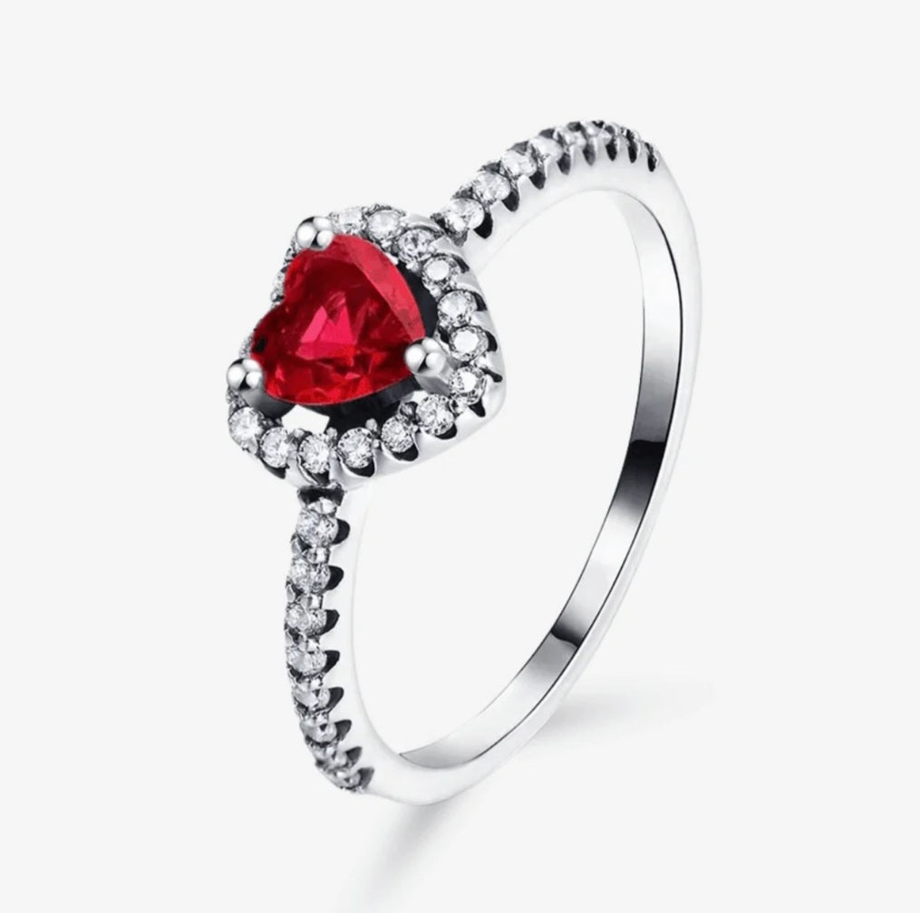 Rotating Rose Box + Adjustable Heart Ring 💖 (With Gift Bag)