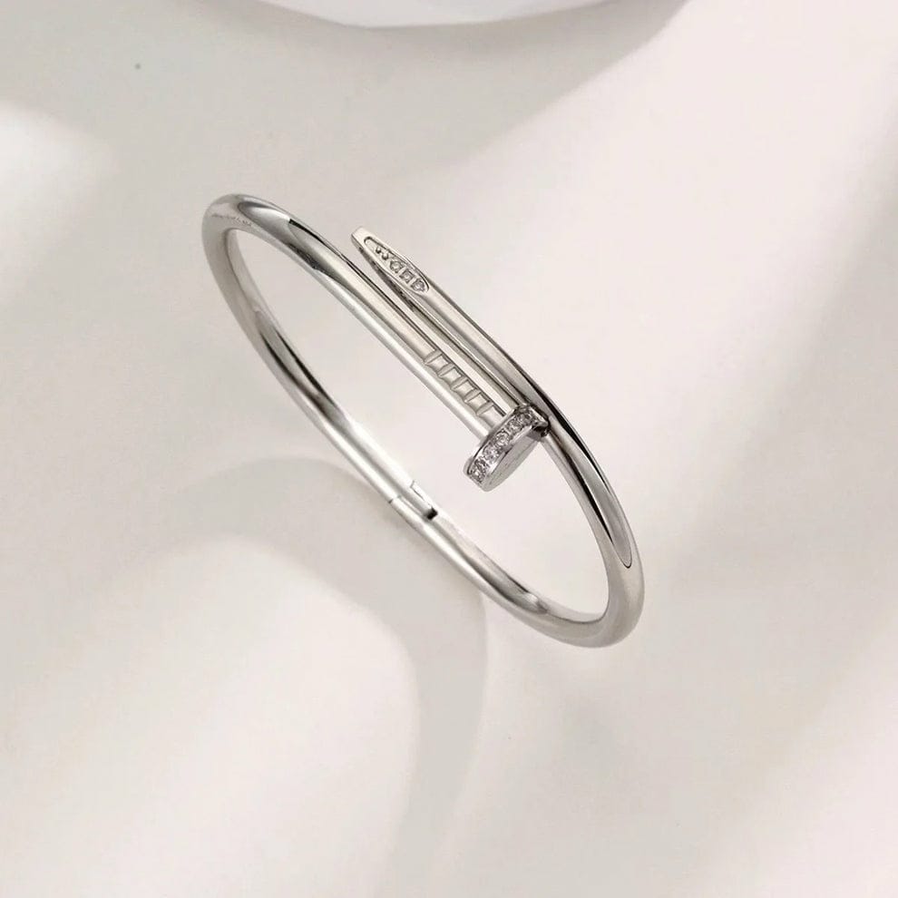 Cartier Nail Bangle With Stones (Gift Packaging) π