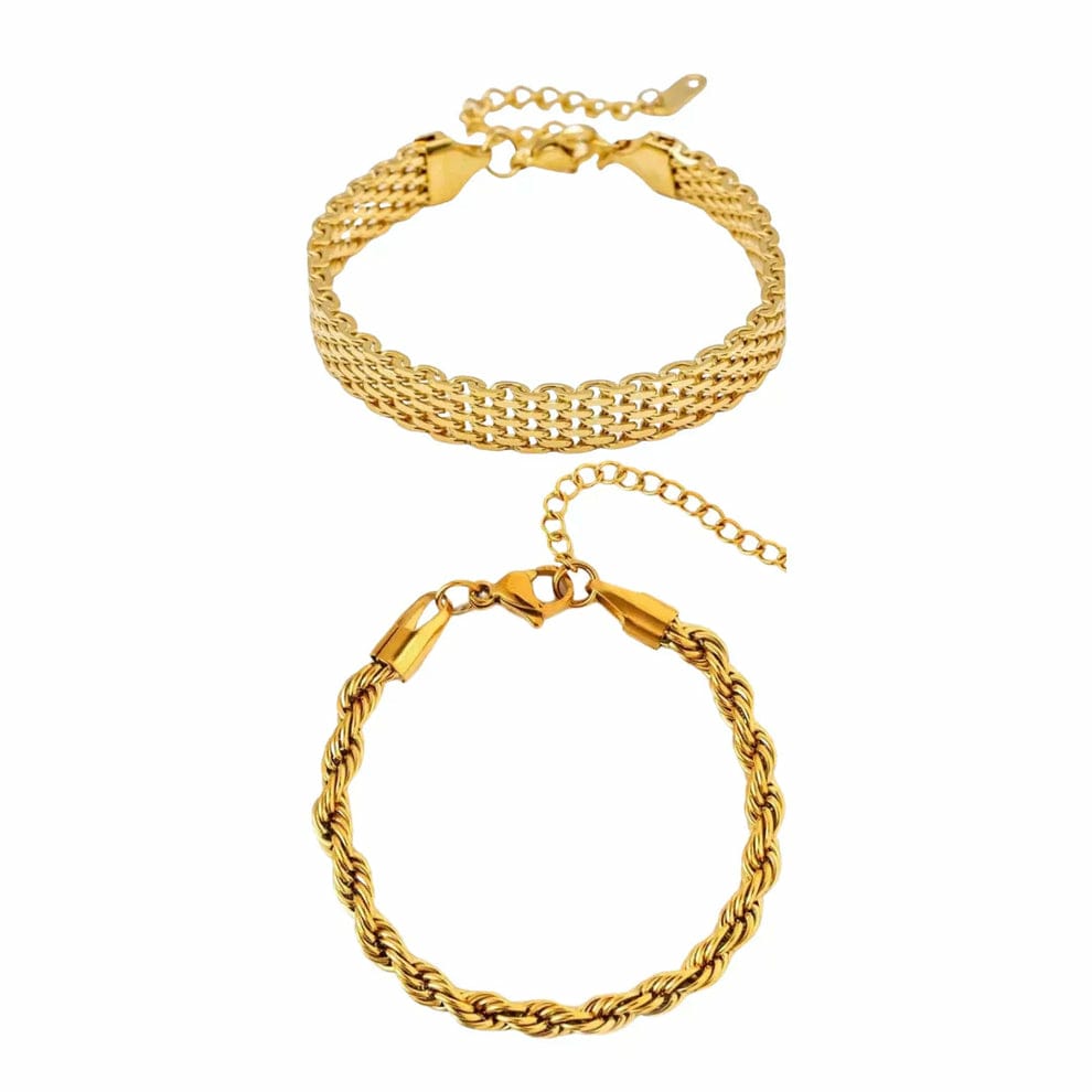 Milas And Rowena Bracelet Stack (Gift Packaging) 💖