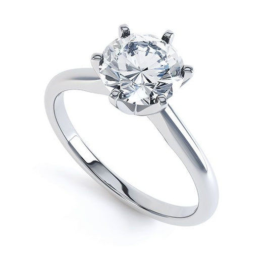 💎 Adjustable Silver Zircon Ring – With Light Box & Gift Bag 🎁