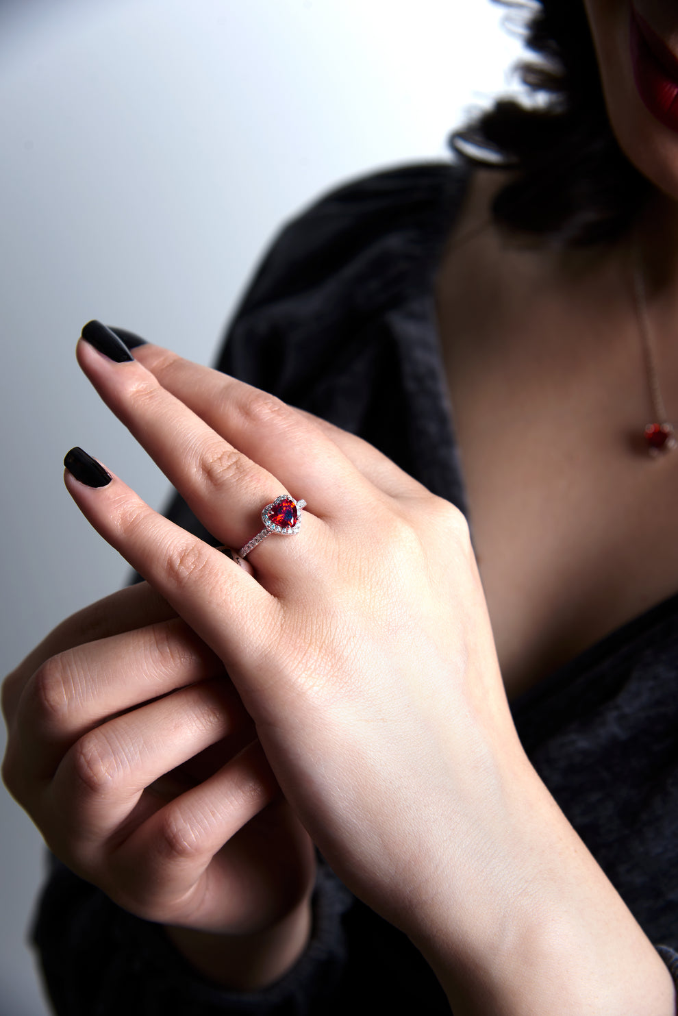 Red Heart Ring – Adjustable + Premium Box + Free Shipping💖